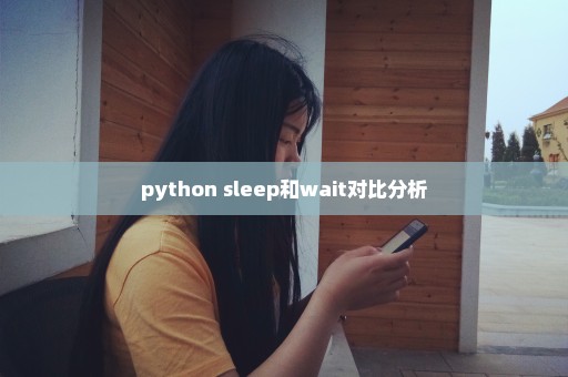 python sleep和wait对比分析