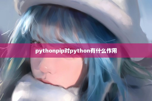 pythonpip对python有什么作用