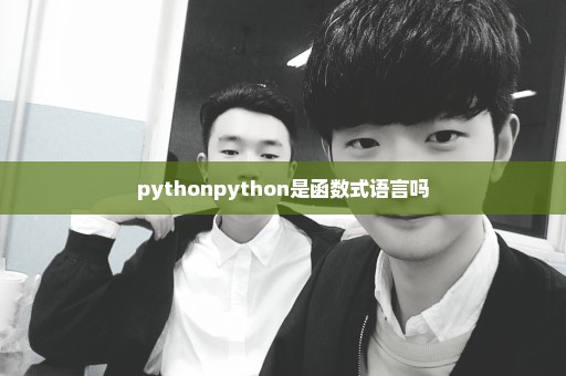 pythonpython是函数式语言吗