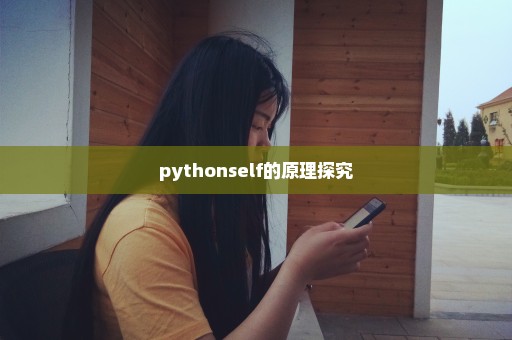 pythonself的原理探究