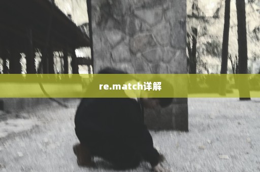 re.match详解