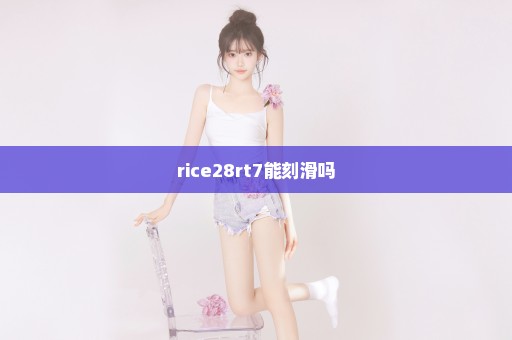 rice28rt7能刻滑吗