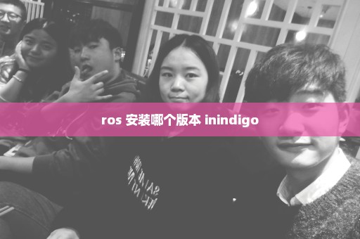 ros 安装哪个版本 inindigo