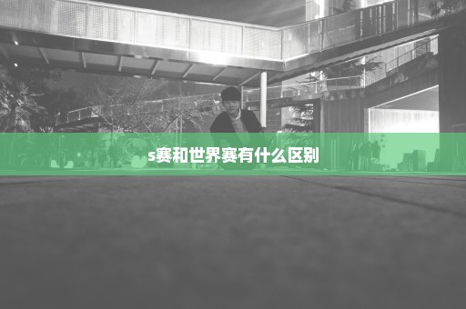 s赛和世界赛有什么区别