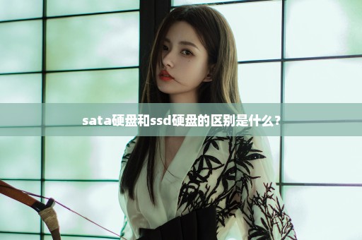 sata硬盘和ssd硬盘的区别是什么？