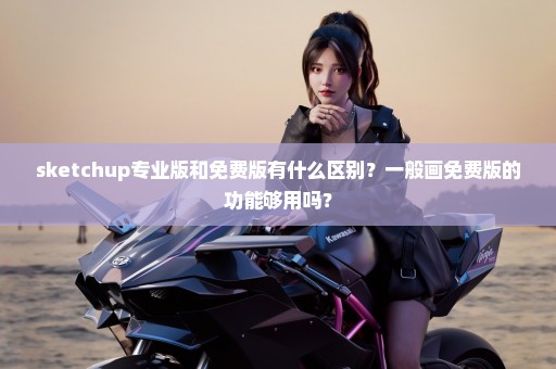 sketchup专业版和免费版有什么区别？一般画免费版的功能够用吗？