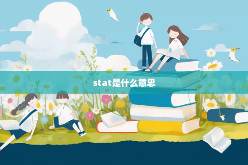 stat是什么意思