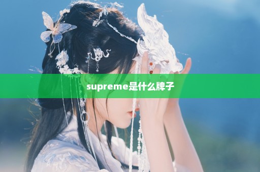 supreme是什么牌子