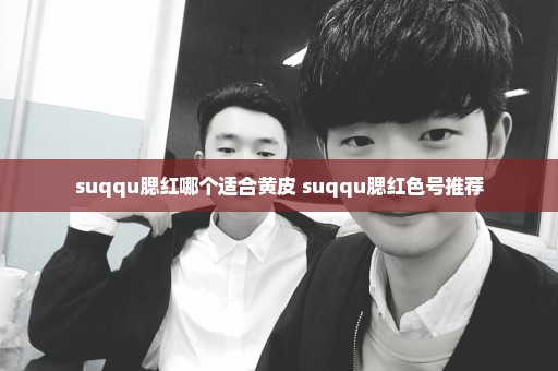 suqqu腮红哪个适合黄皮 suqqu腮红色号推荐