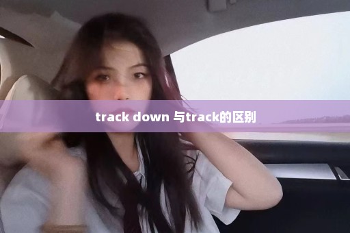 track down 与track的区别