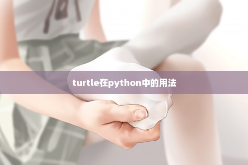 turtle在python中的用法