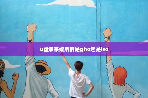 u盘装系统用的是gho还是iso