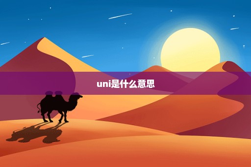 uni是什么意思