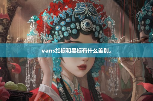 vans红标和黑标有什么差别。