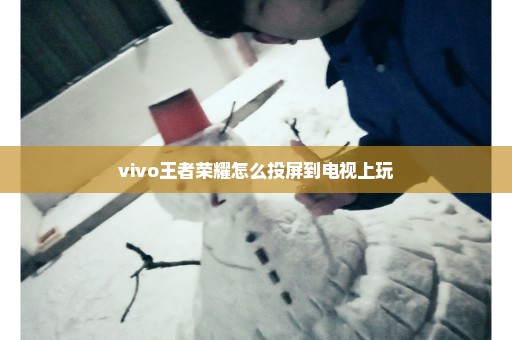 vivo王者荣耀怎么投屏到电视上玩