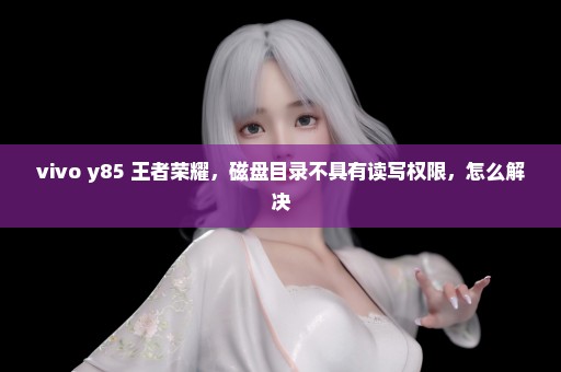 vivo y85 王者荣耀，磁盘目录不具有读写权限，怎么解决