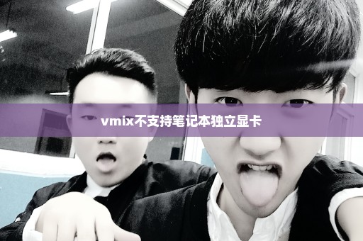 vmix不支持笔记本独立显卡
