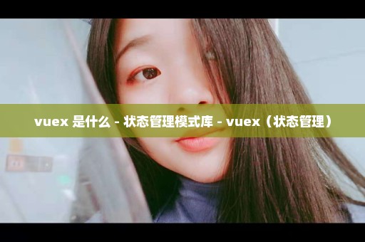 vuex 是什么 - 状态管理模式库 - vuex（状态管理）