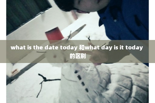 what is the date today 和what day is it today 的区别