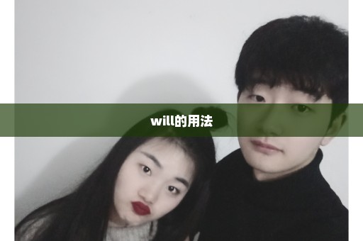 will的用法