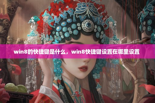 win8的快捷键是什么，win8快捷键设置在哪里设置 