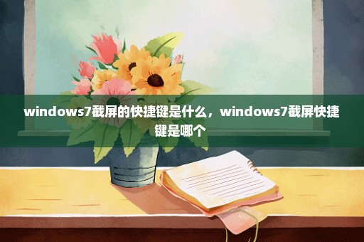 windows7截屏的快捷键是什么，windows7截屏快捷键是哪个 