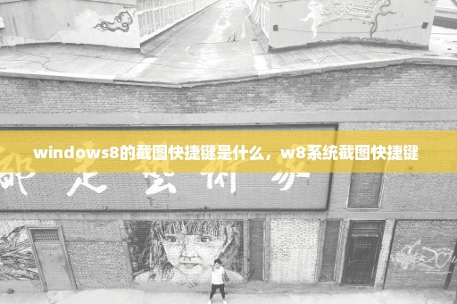 windows8的截图快捷键是什么，w8系统截图快捷键 