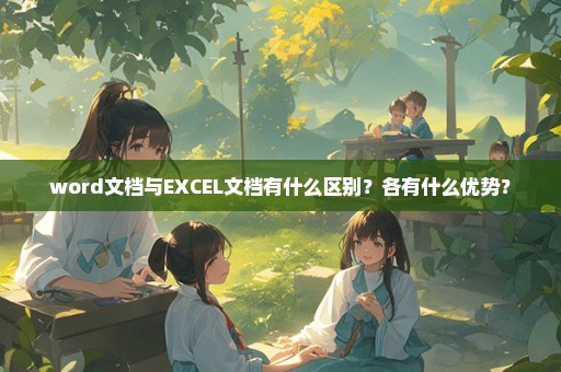 word文档与EXCEL文档有什么区别？各有什么优势？