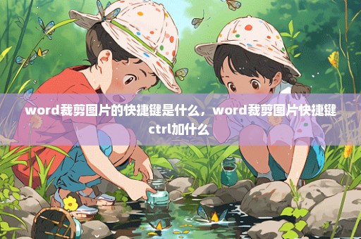word裁剪图片的快捷键是什么，word裁剪图片快捷键ctrl加什么 