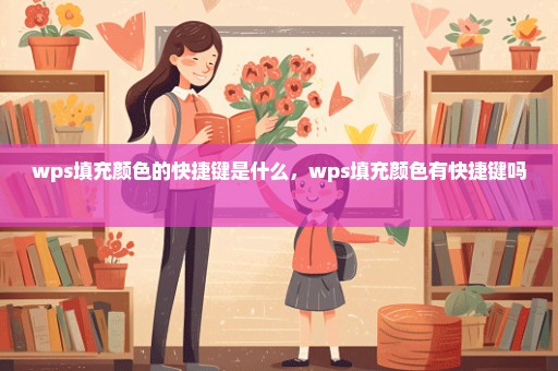 wps填充颜色的快捷键是什么，wps填充颜色有快捷键吗 
