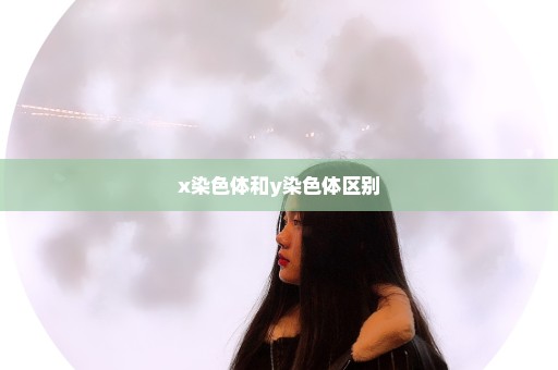 x染色体和y染色体区别