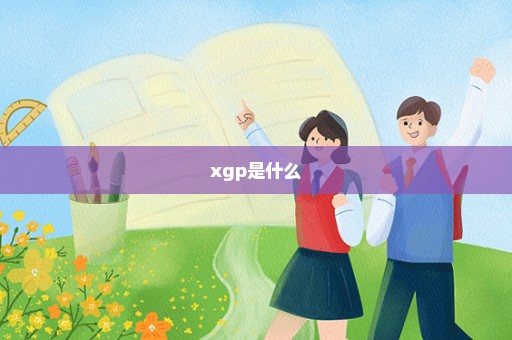 xgp是什么