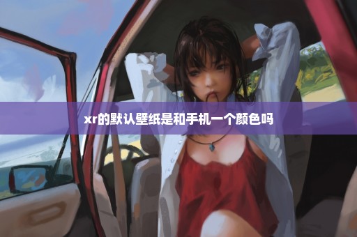 xr的默认壁纸是和手机一个颜色吗