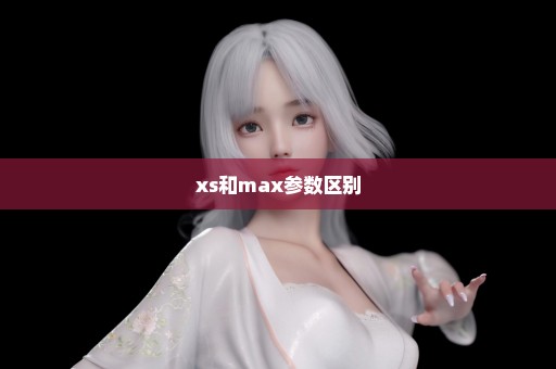 xs和max参数区别